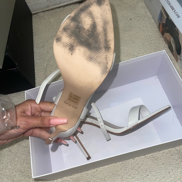 Also white strappy heels - Picture 3 of 4